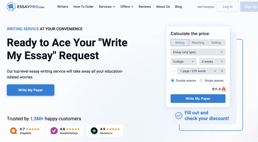 essaypro.com reviews